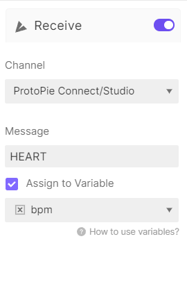 Because the first version couldn't connect to Android, I changed the heart rate sensor's message from BPM to HEART.