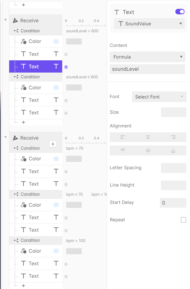 After the second connection failed, I tried adding the FOMULAR function to express the variable.